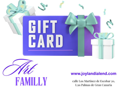 Gift card: Pinta en Familia
